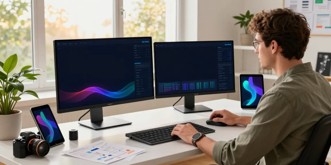 Engaged professional analyzing Hyperliquid liquid staking data in a modern tech workspace