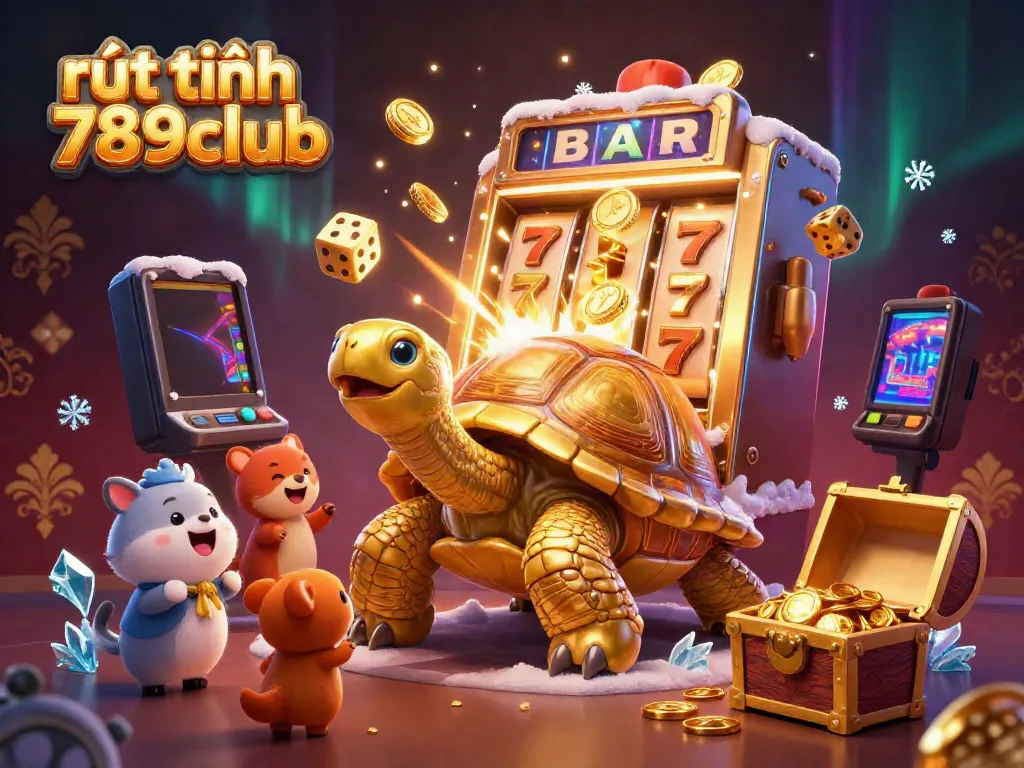 Experience fast transactions in rút tiền 789club with our exciting 3D casino illustration.