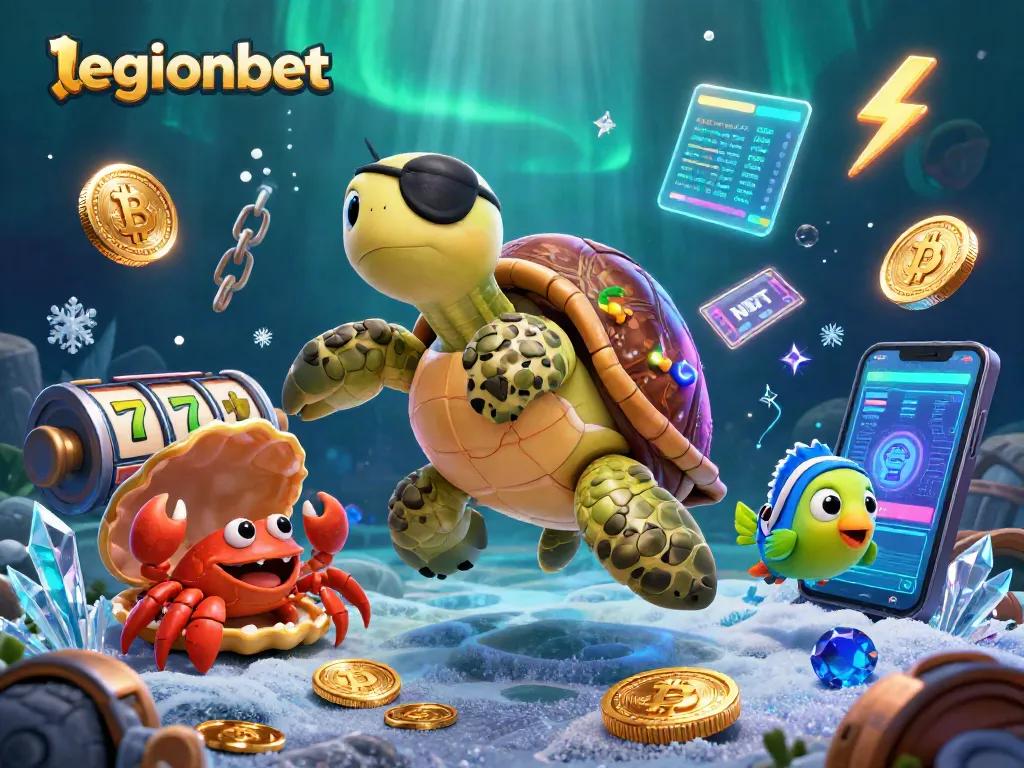 Engage with legionbet's thrilling experience with a colorful underwater casino adventure.