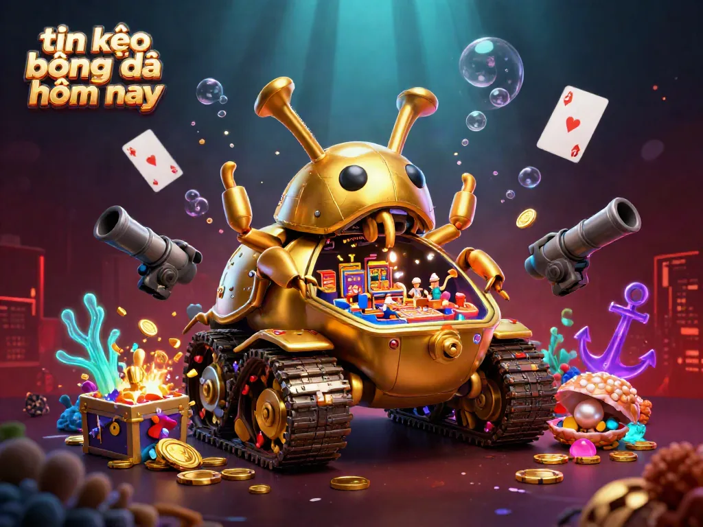 Engage in thrilling action with tin kèo bóng đá hôm nay as a golden beetle tank reveals a miniature casino.