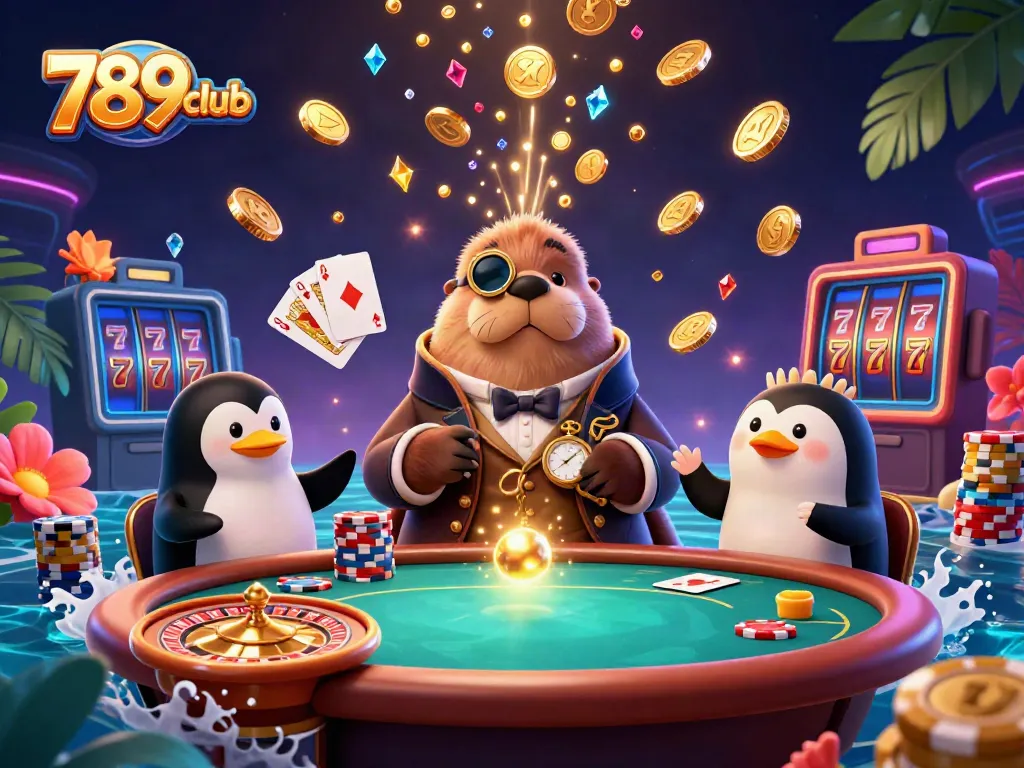Place bets and win at 789club with exciting poker games featuring whimsical characters and dazzling casino elements.