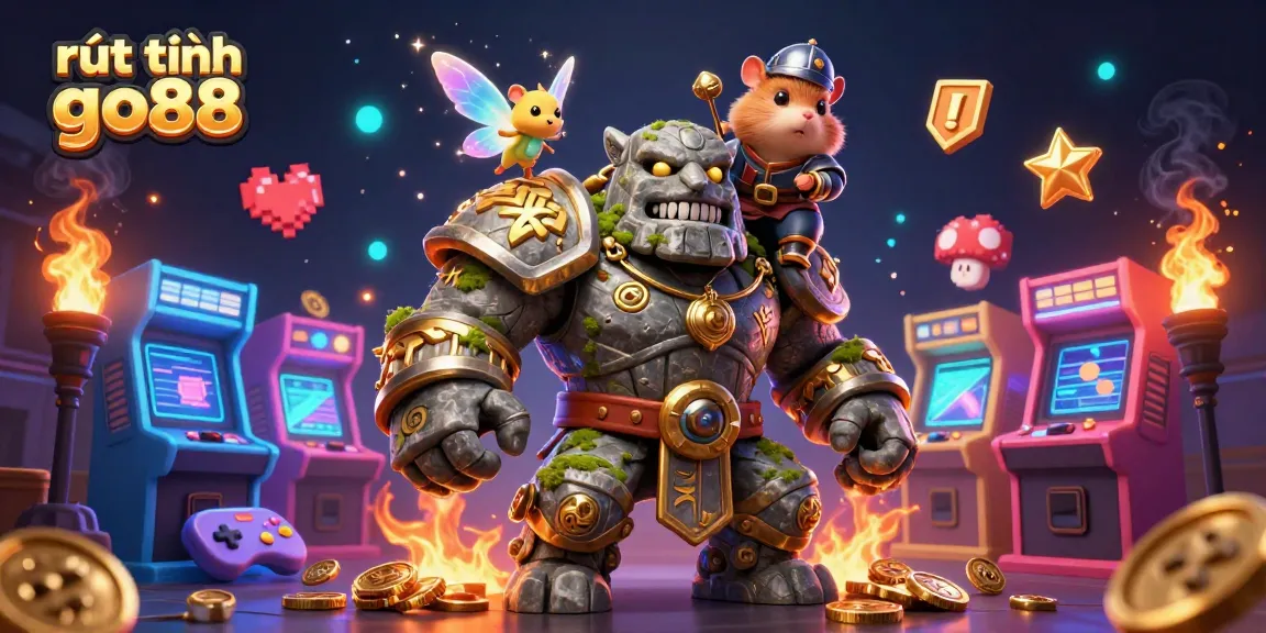 Withdraw money from Go88 easily with vibrant fantasy characters and gaming elements.