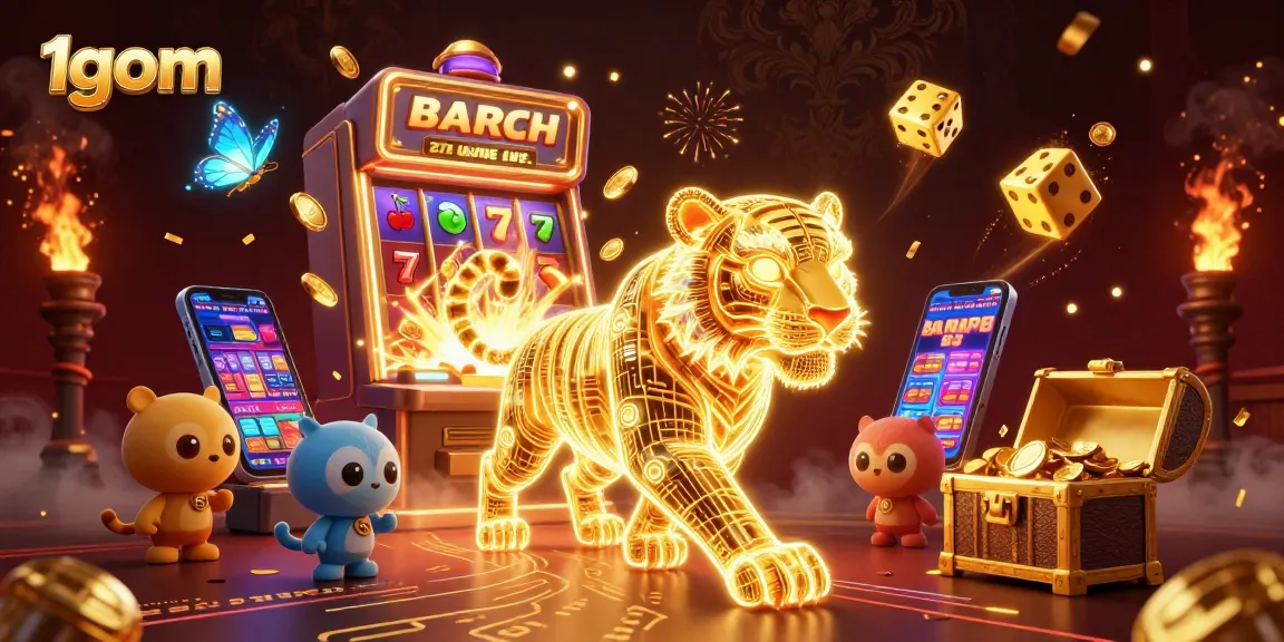 Engage in thrilling gameplay on 1gom with vibrant digital casino elements and winning opportunities.