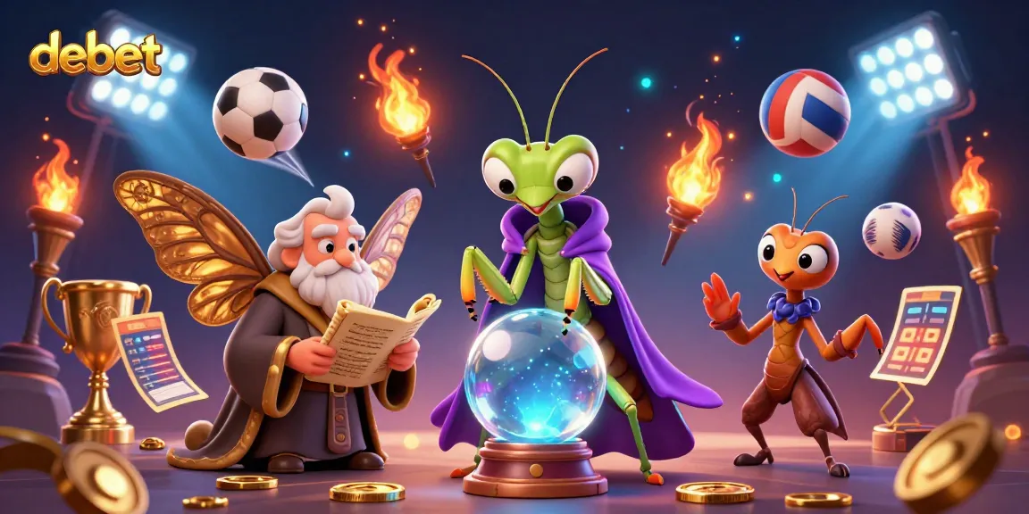 Engage in debet betting with dynamic 3D action showcasing skilled fortune tellers and thrilling sports elements.
